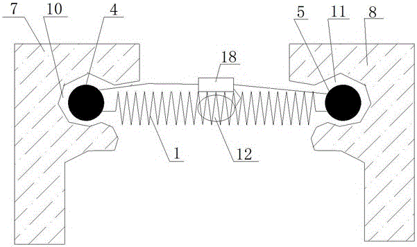 Bridge expansion joint displacement monitoring device