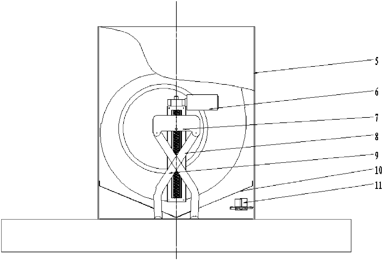 Exhaust hood capable of automatically opening and closing air deflectors