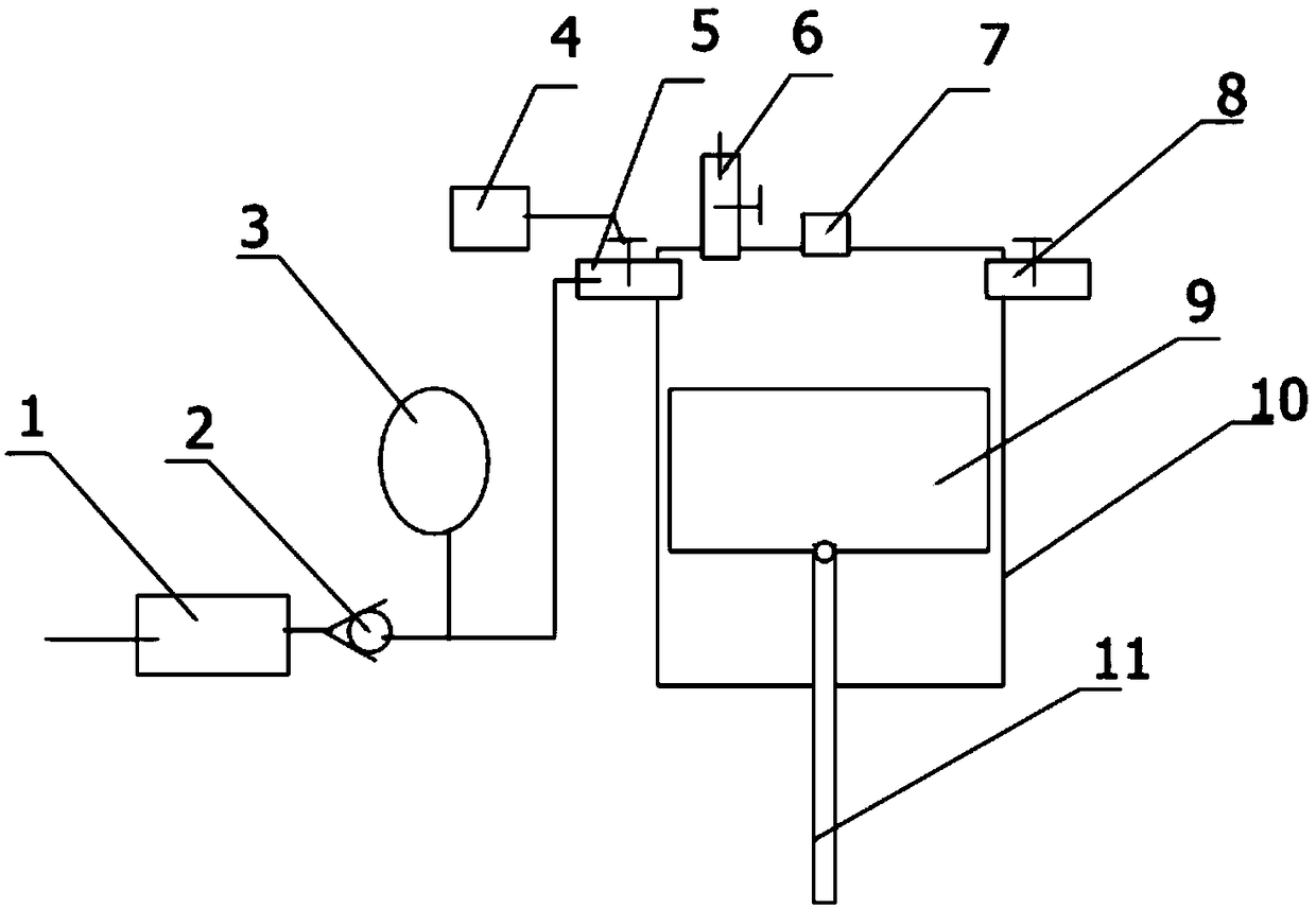 Four-stroke gasoline engine exhaust displacement device and gasoline engine