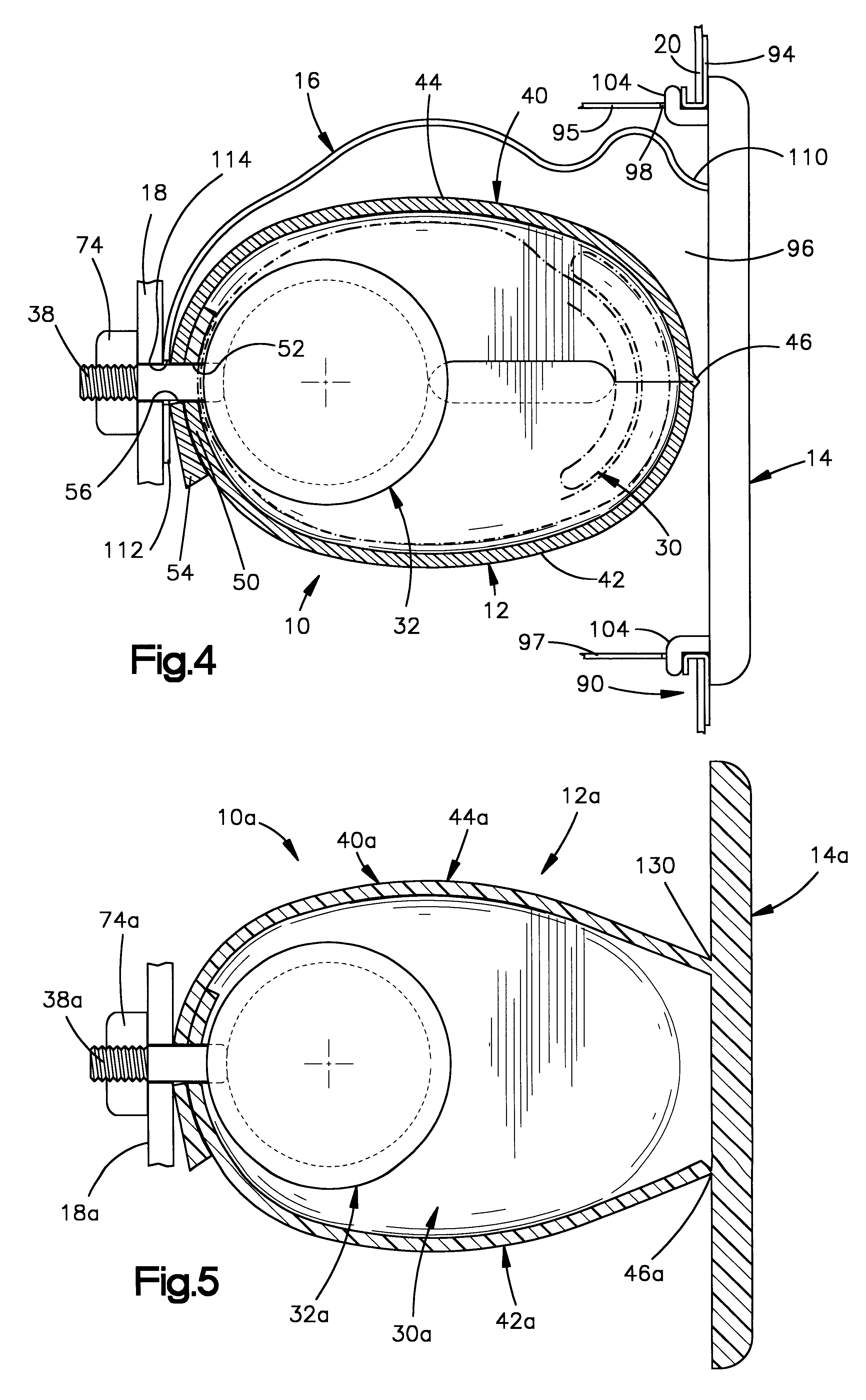 Air bag module with deployment door