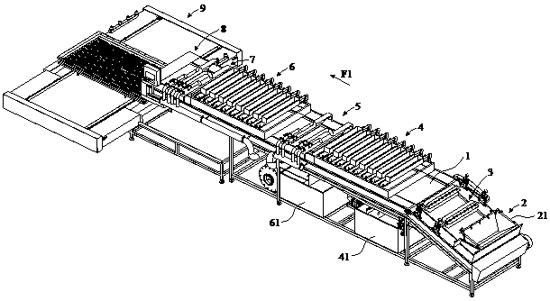 Chinese wolfberry fruit automatic cleaning production line and working method thereof