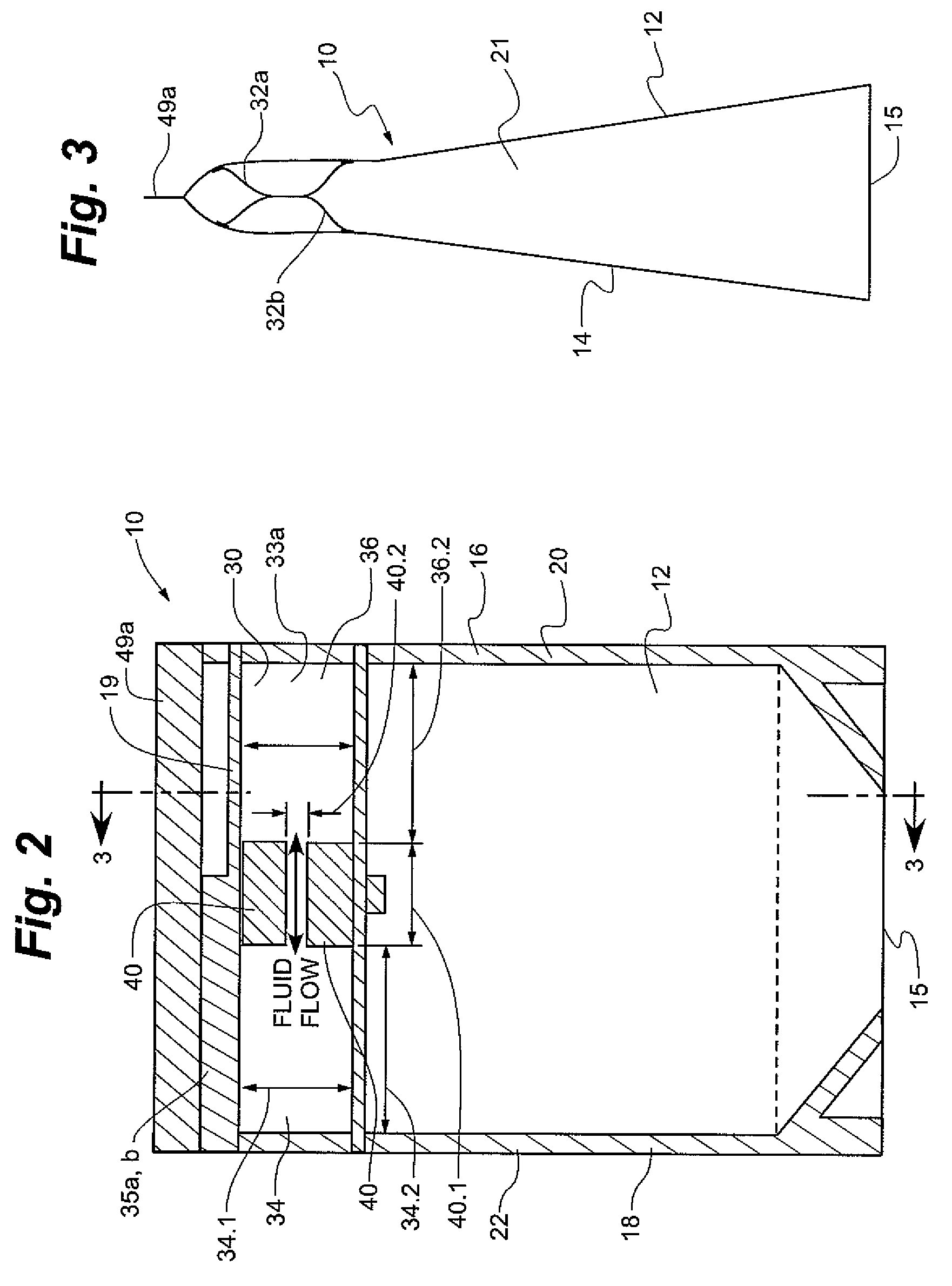 Packages having bubble-shaped closures