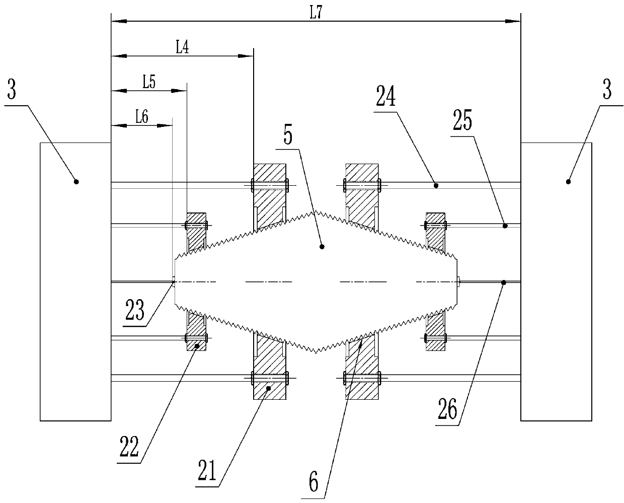 Automatic measuring device and method for taper thread parameters of graphite electrode nipple