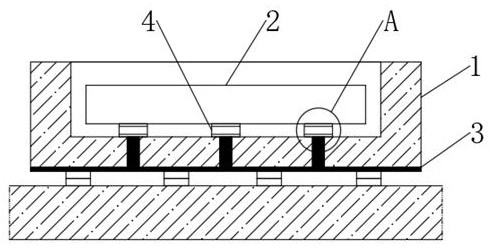 A high-stability packaging structure for semiconductors