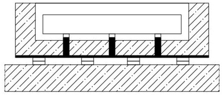 A high-stability packaging structure for semiconductors