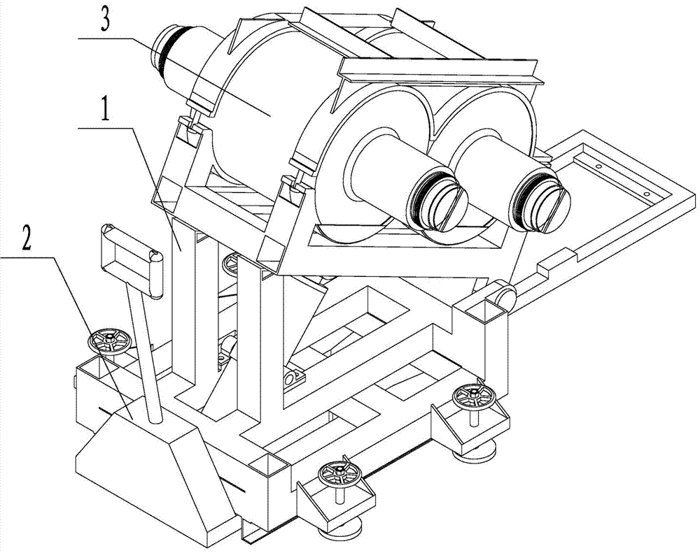 A battery pole piece rolling equipment with reasonable bearing clearance