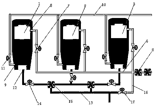 Acid precipitation treatment system and treatment method