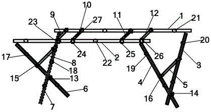 An adjustable conveying flat device