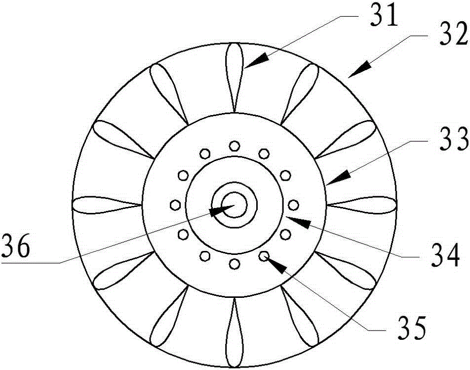 Hot-air through type counter flow dryer for short stalk monkshood roots