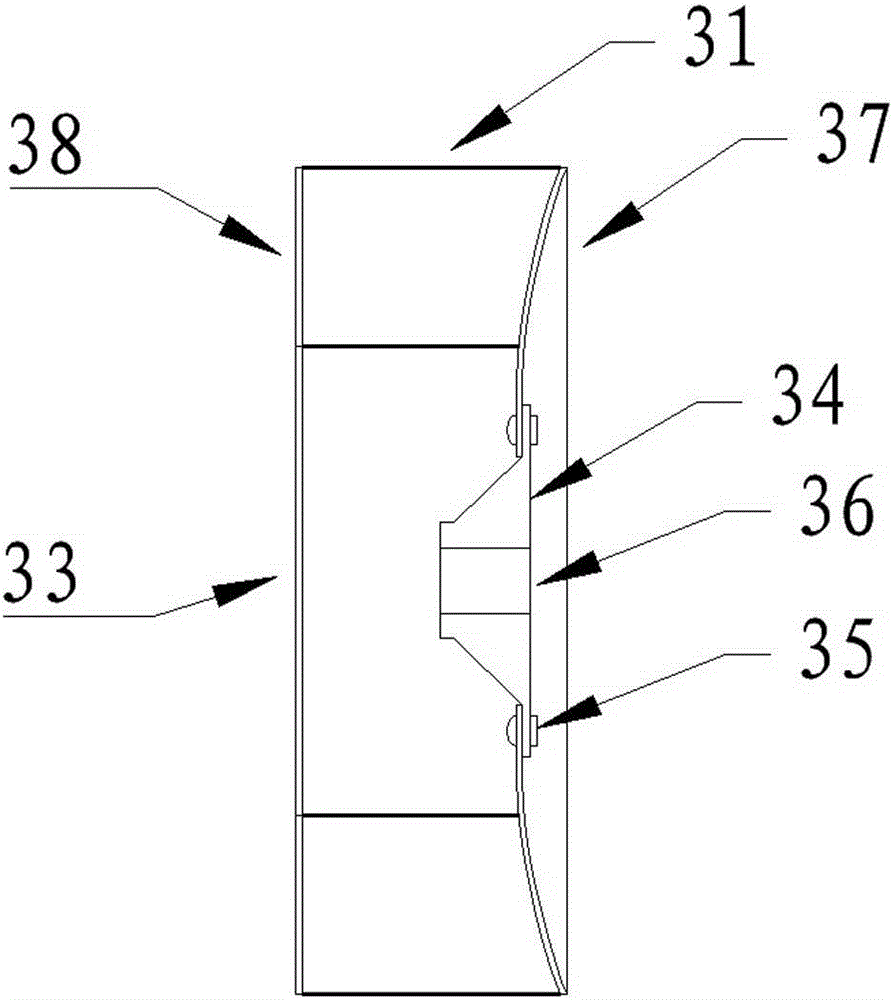 Hot-air through type counter flow dryer for short stalk monkshood roots