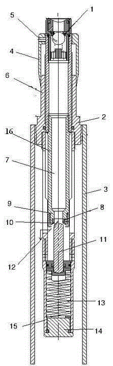 Plug-in anti-frozen-blocking casing gas recovery device