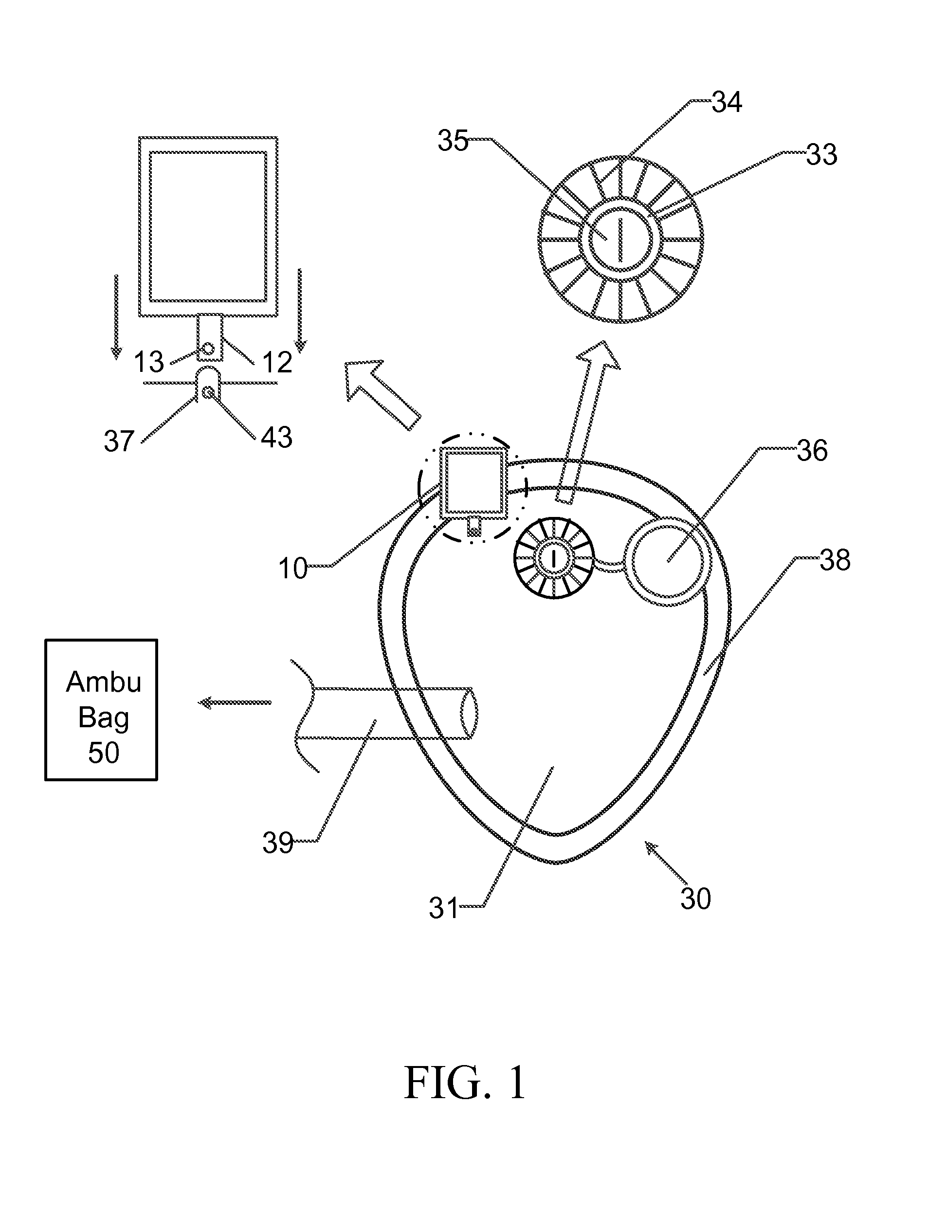 Facial mask and endotracheal intubation system