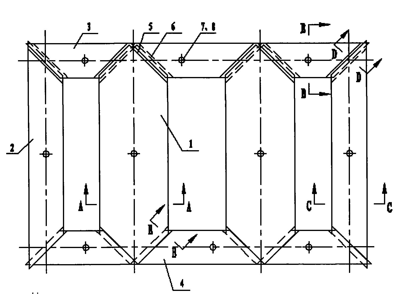 Converter transformer for inhibiting DC magnetic biasing