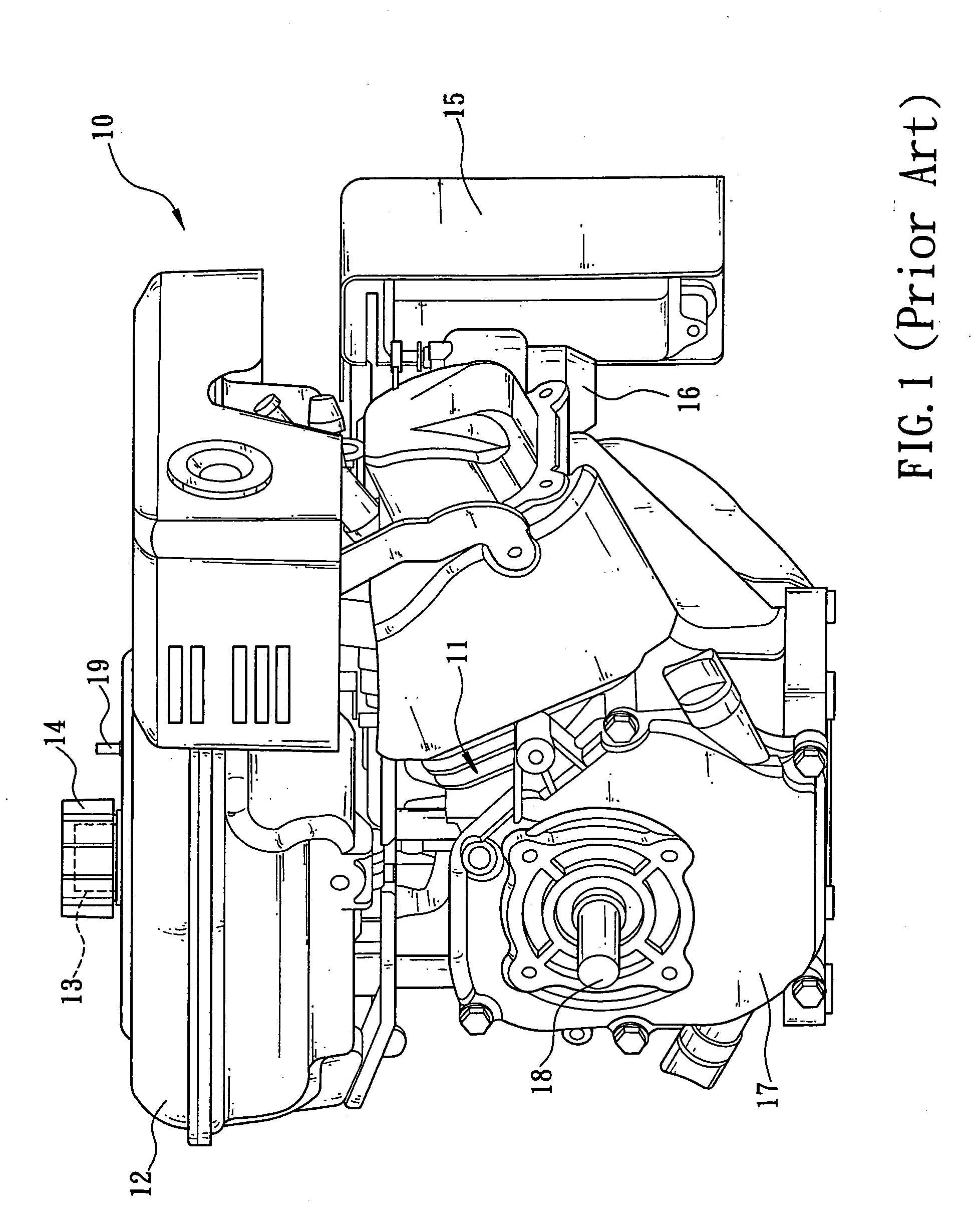 Gas filtering and recirculating device for general machine