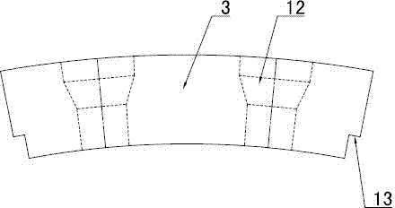 High-power high-speed permanent magnet generator rotor surface-mounting type fixing permanent magnet structure and method