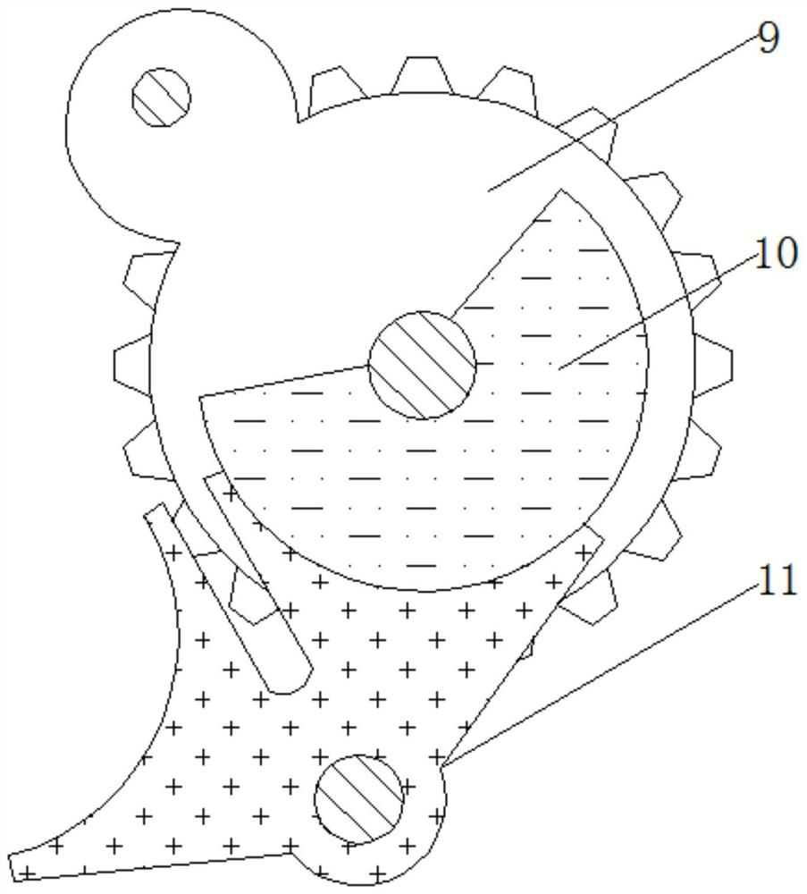 Intelligent adjusting device for preventing one-way air blowing speed of automobile air conditioner from being too high