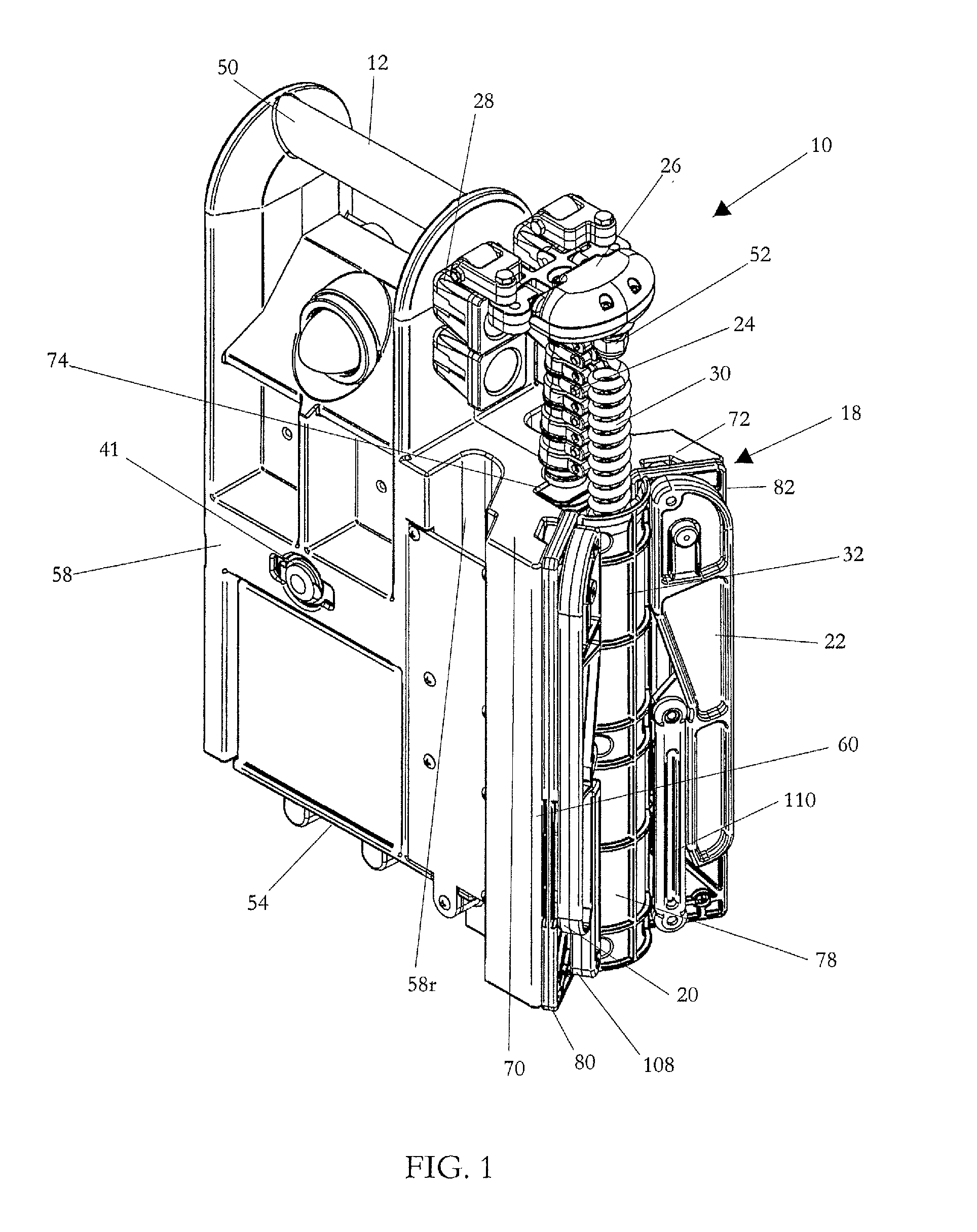 Integrated portable stand, power supply, and control panel