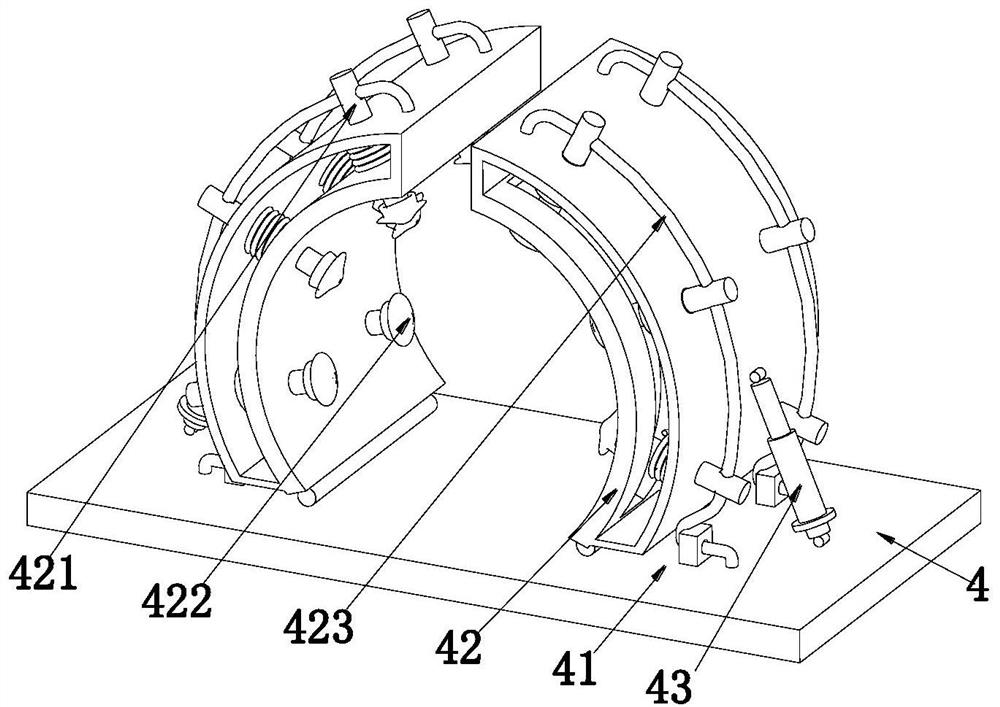 An auxiliary pipeline connection fixing fixture for pipeline construction