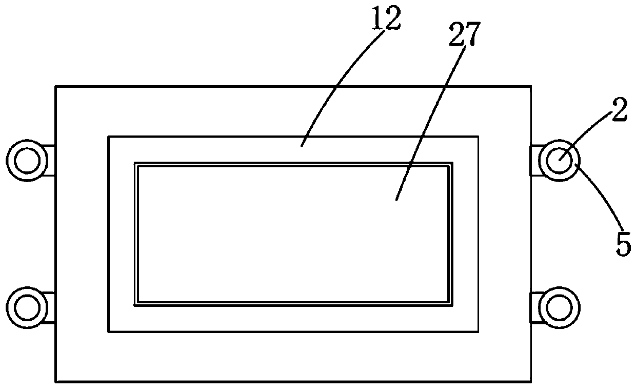 Glass molding mold