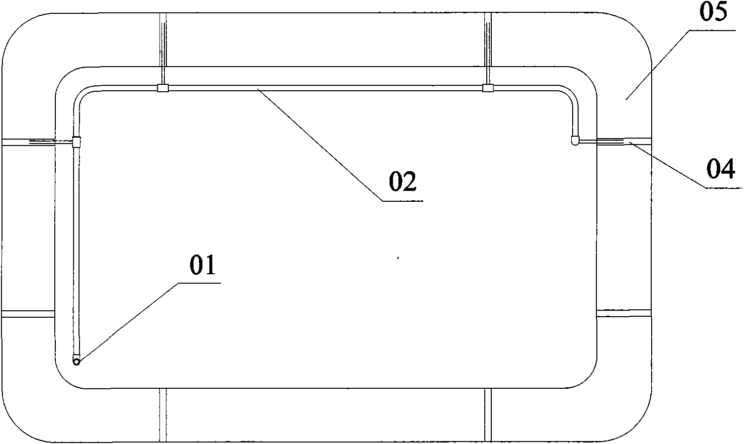 Automatic grouting control device of push bench and method