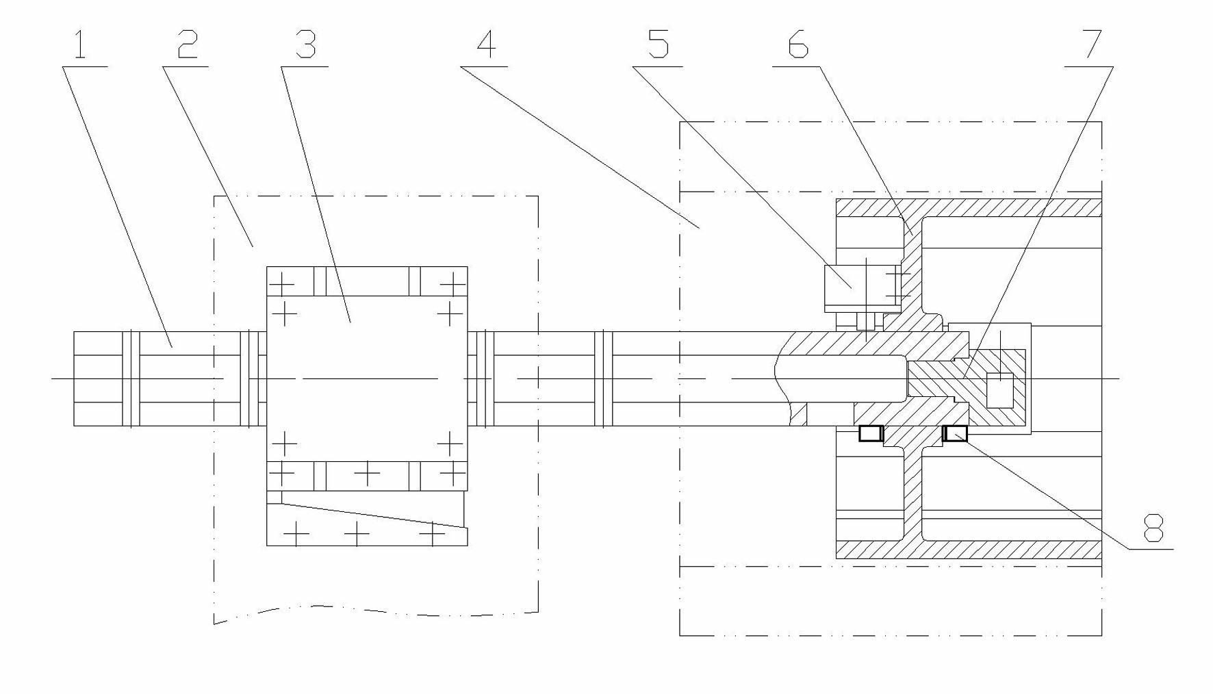 Large-lead nut turning device