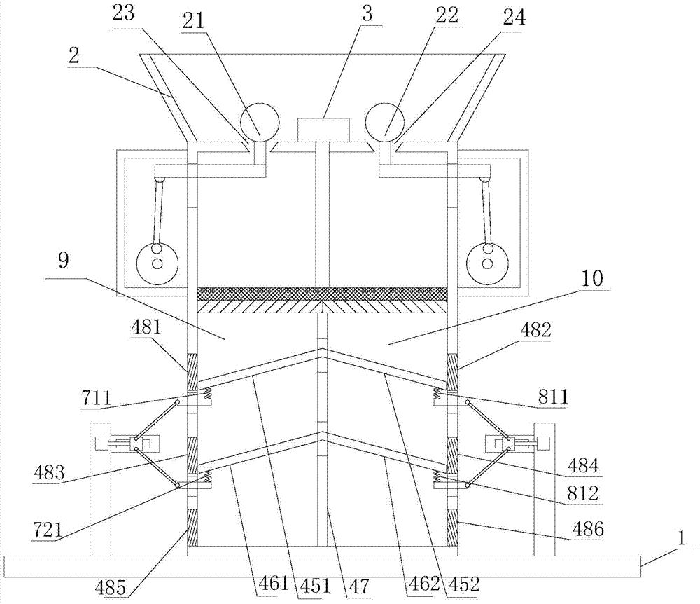 A sorting and processing device for corn kernels