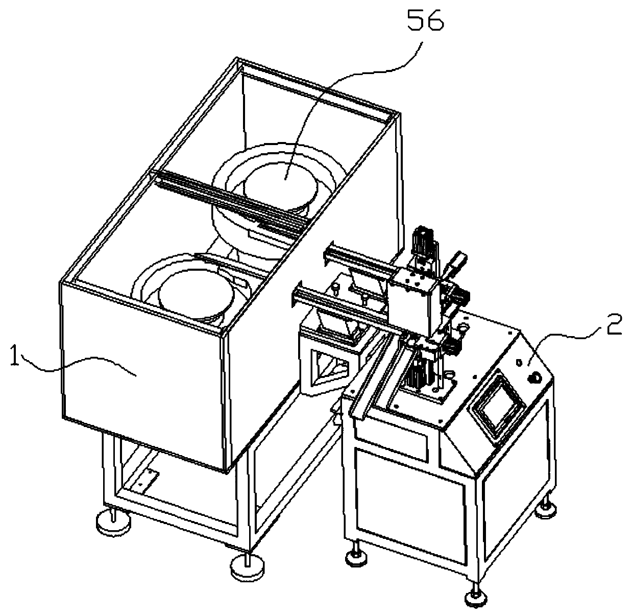 Tapping machine for toy rubber shell