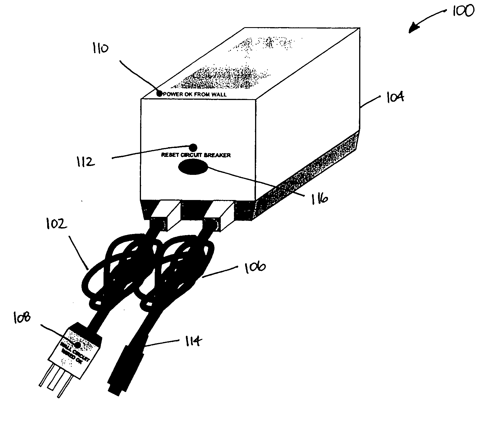 Combination power circuit light coding system