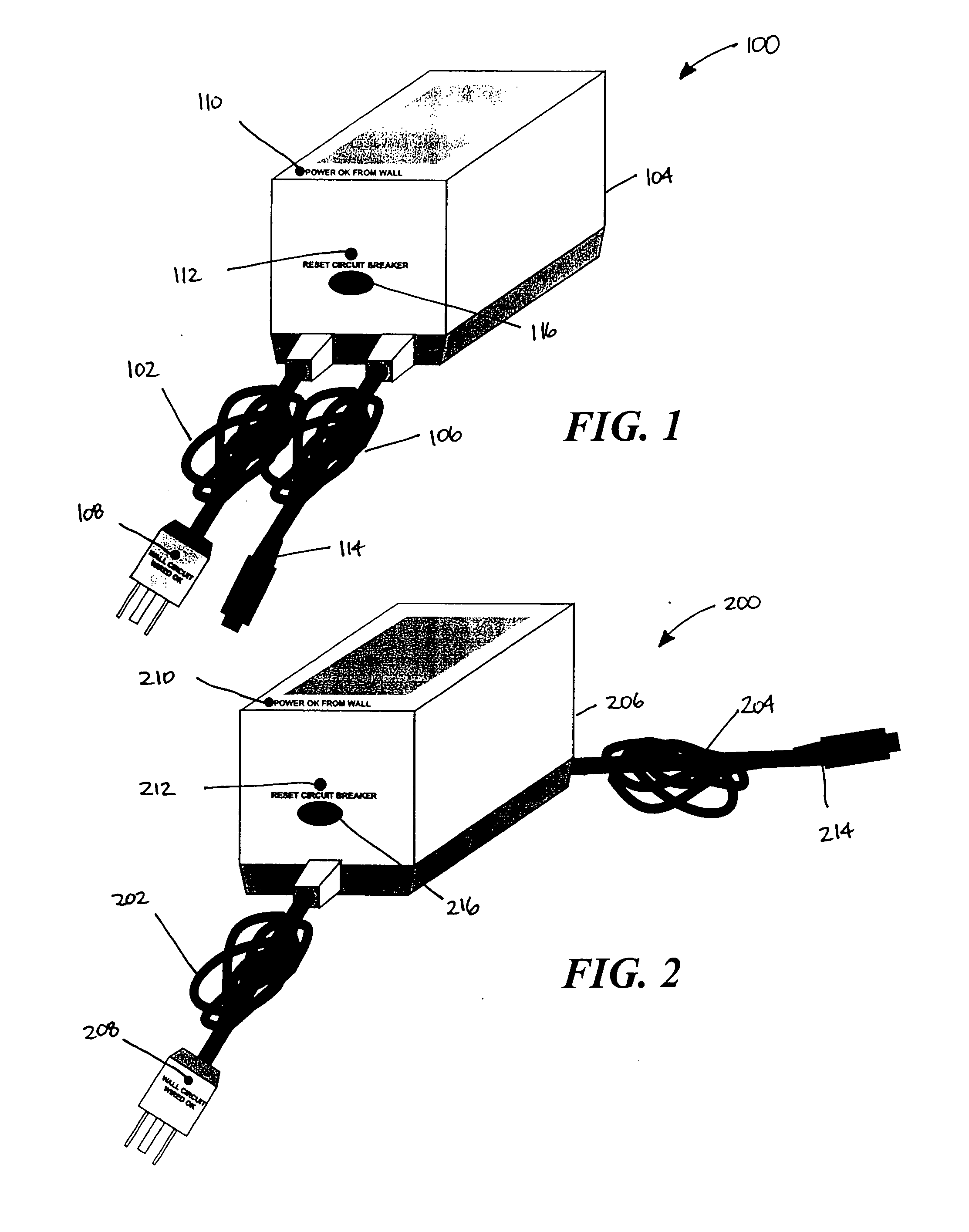 Combination power circuit light coding system