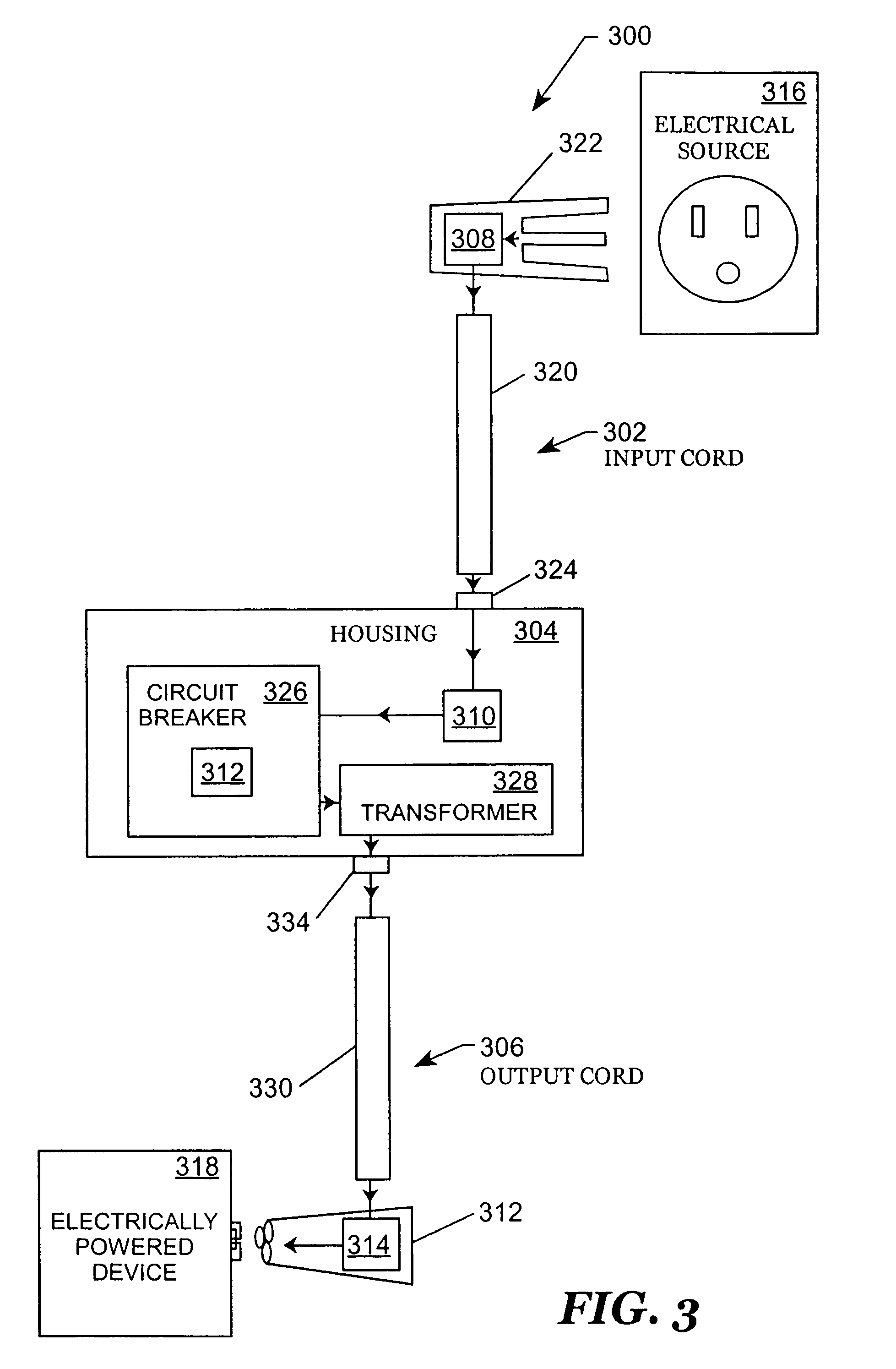 Combination power circuit light coding system