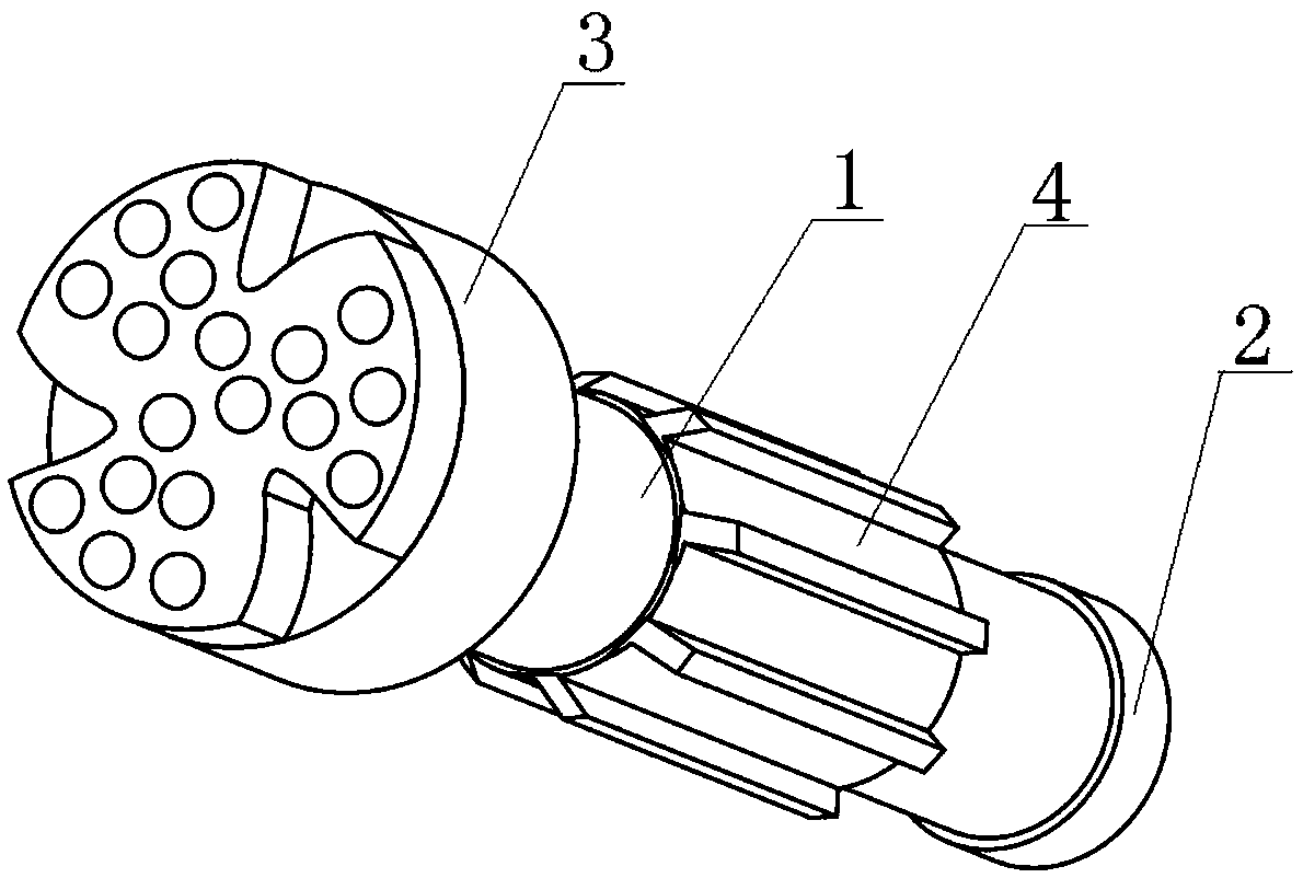 A kind of drill bit with adjustable drill body size