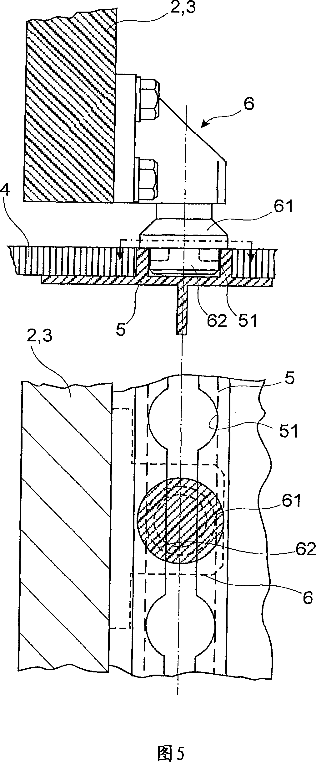 Modular wall construction system for aircraft cabins