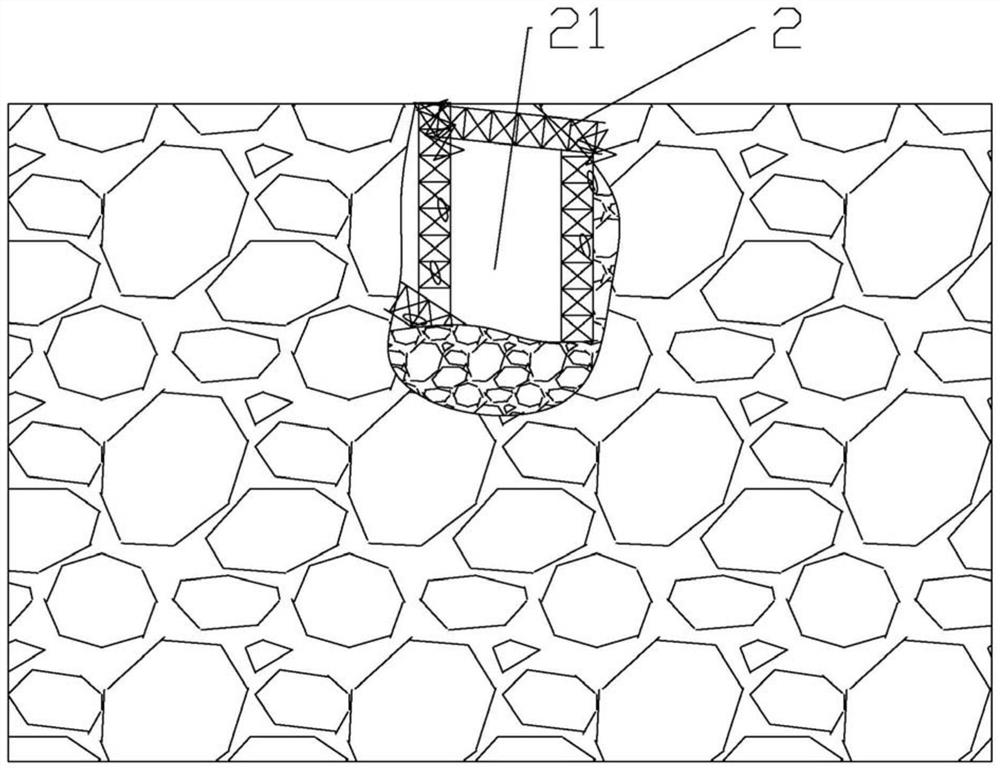 A method of repairing deep pits