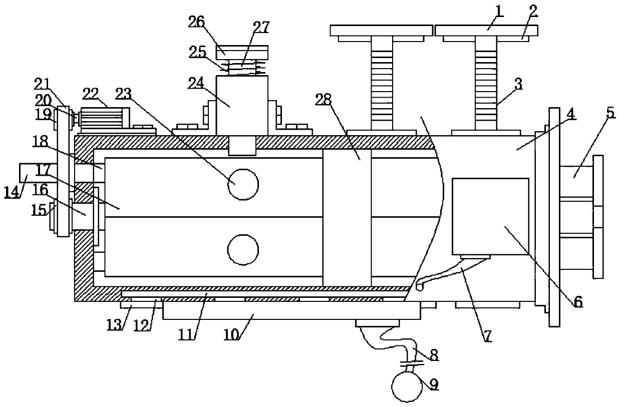 Device for sandwich injection