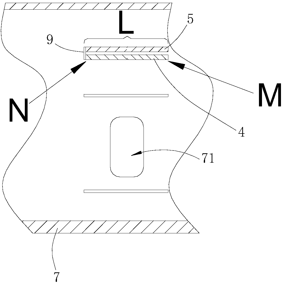 Crane telescopic arm cylinder pin centring position detection device