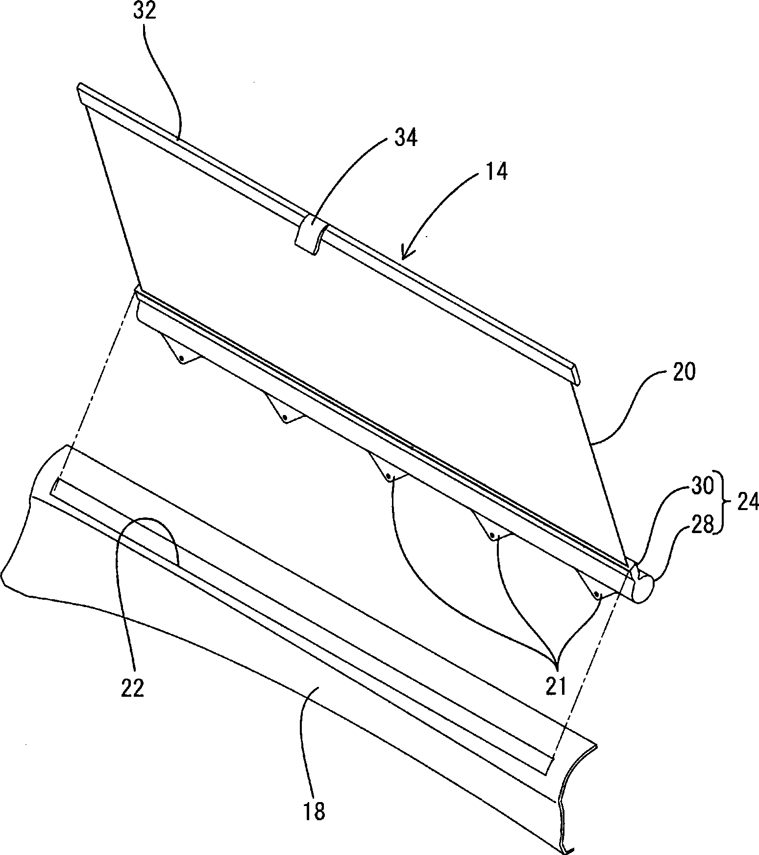 Sun shading device