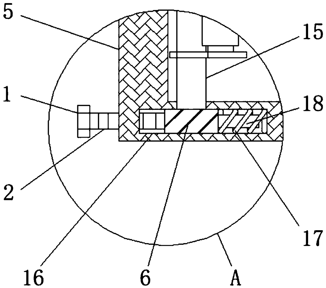 Winding drum adjusting device of lithium battery slitting machine