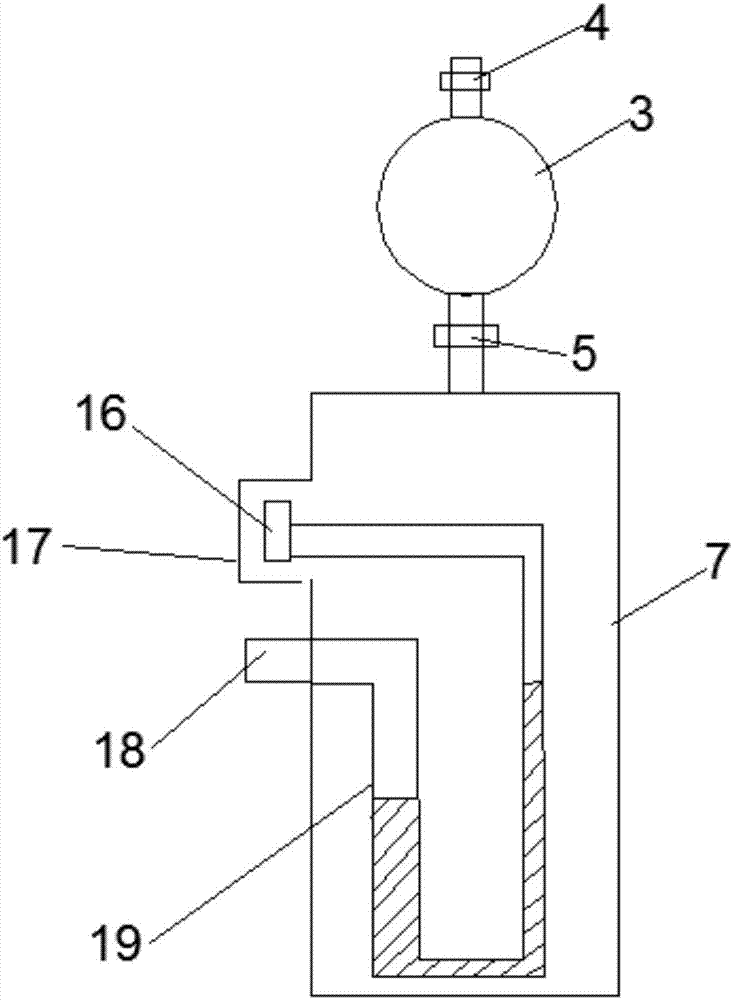 Device capable of automatically controlling drainage volume