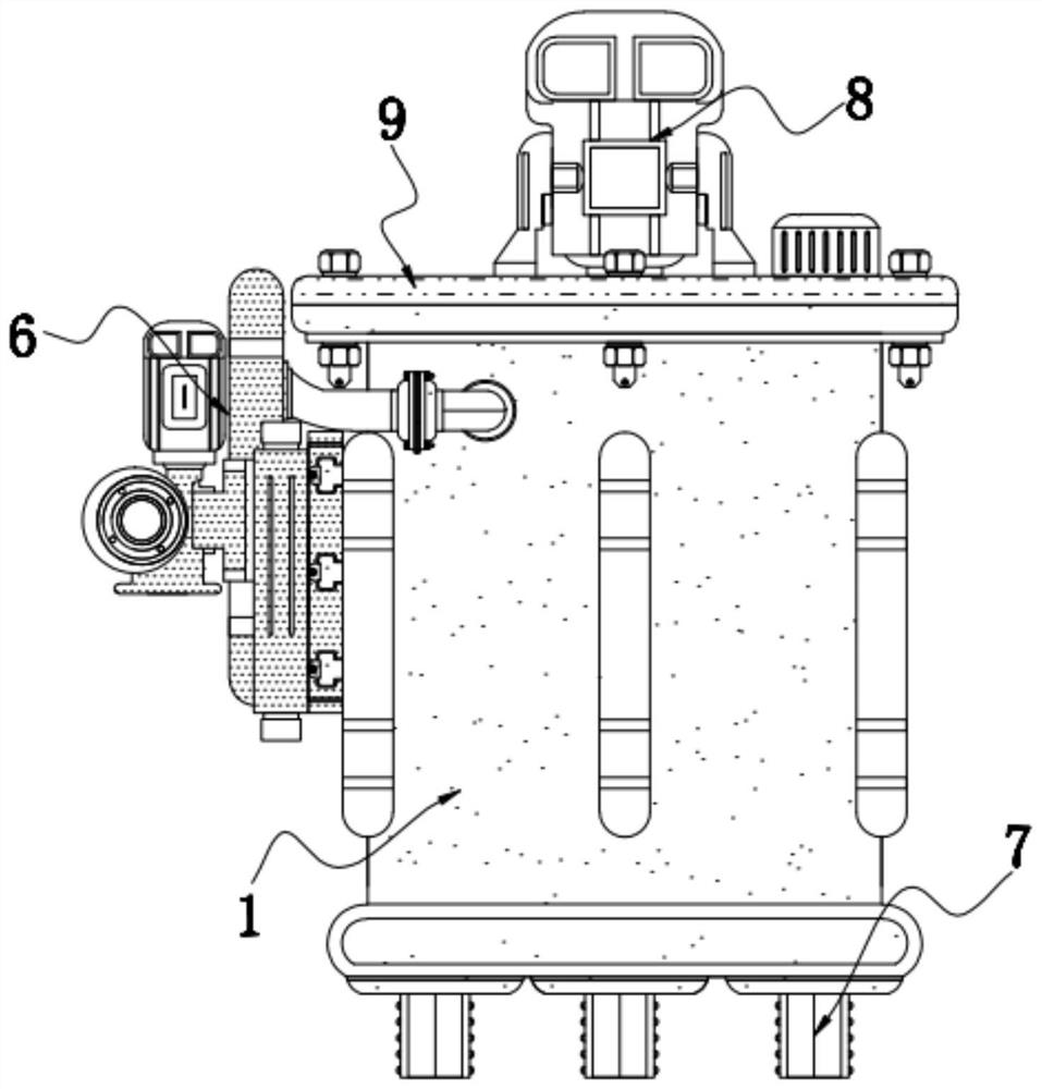 Self-propelled Shatian pomelo fertilizing device capable of uniformly distributing fertilizer