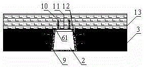 Method for stopping inrushing of goaf water of mine