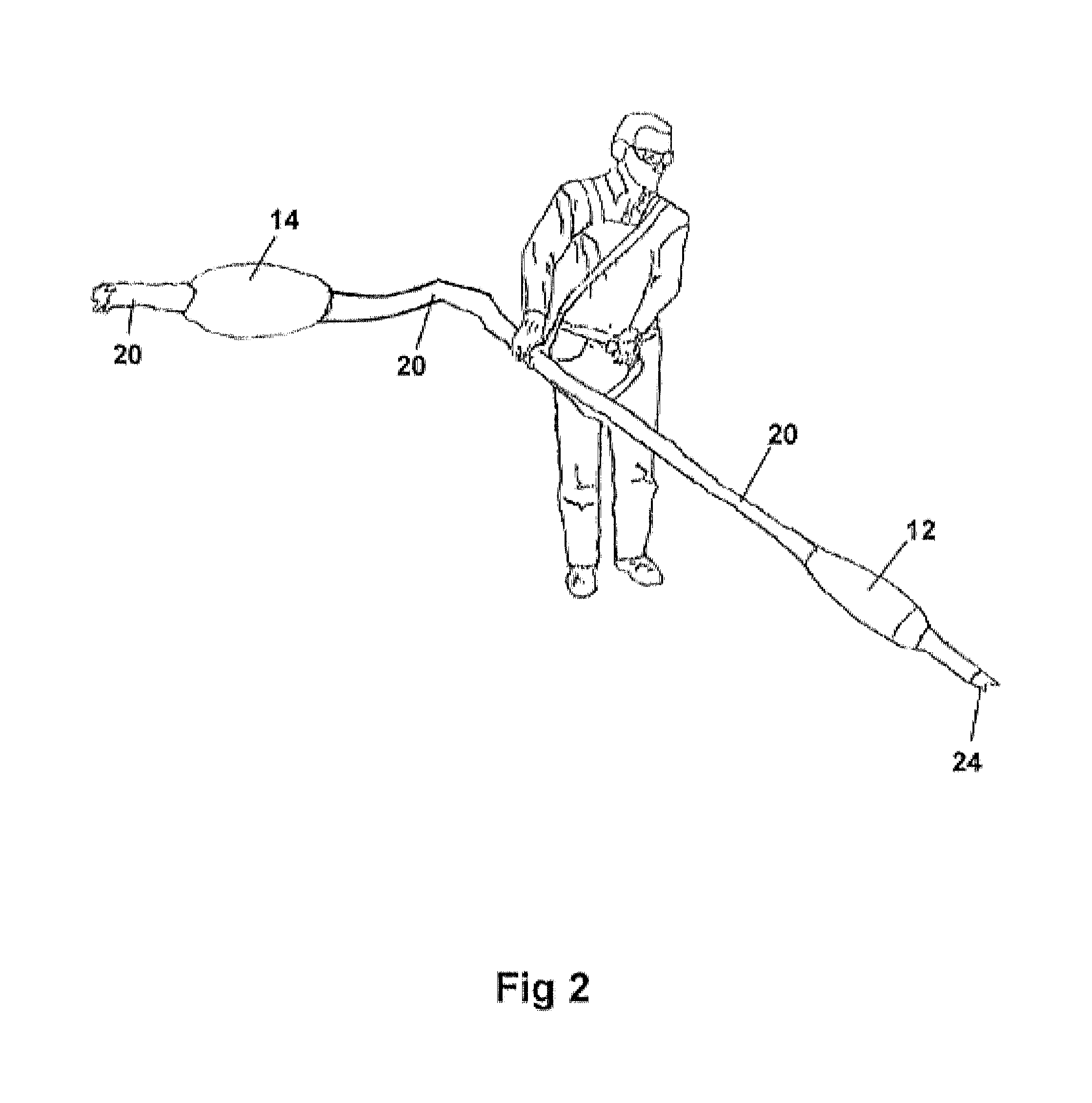 Apparatus for removing a layer of sediment which has settled on the bottom of a pond