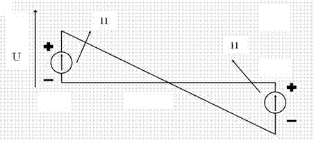 Realizing method for single-ended power supply of submarine cable transmission system with repeater through monopolar cable