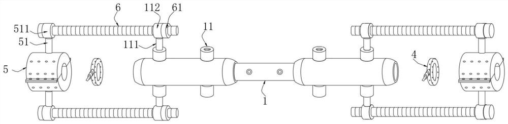 High-voltage line butt joint device for electric power engineering construction and use method