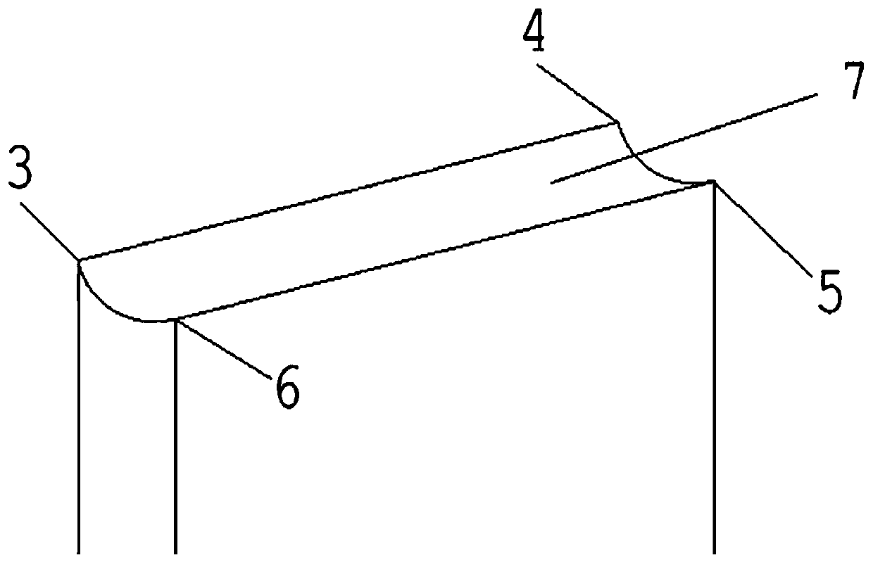 Automatic inspection method for structure size of arc hinge joint of assembled culvert segment