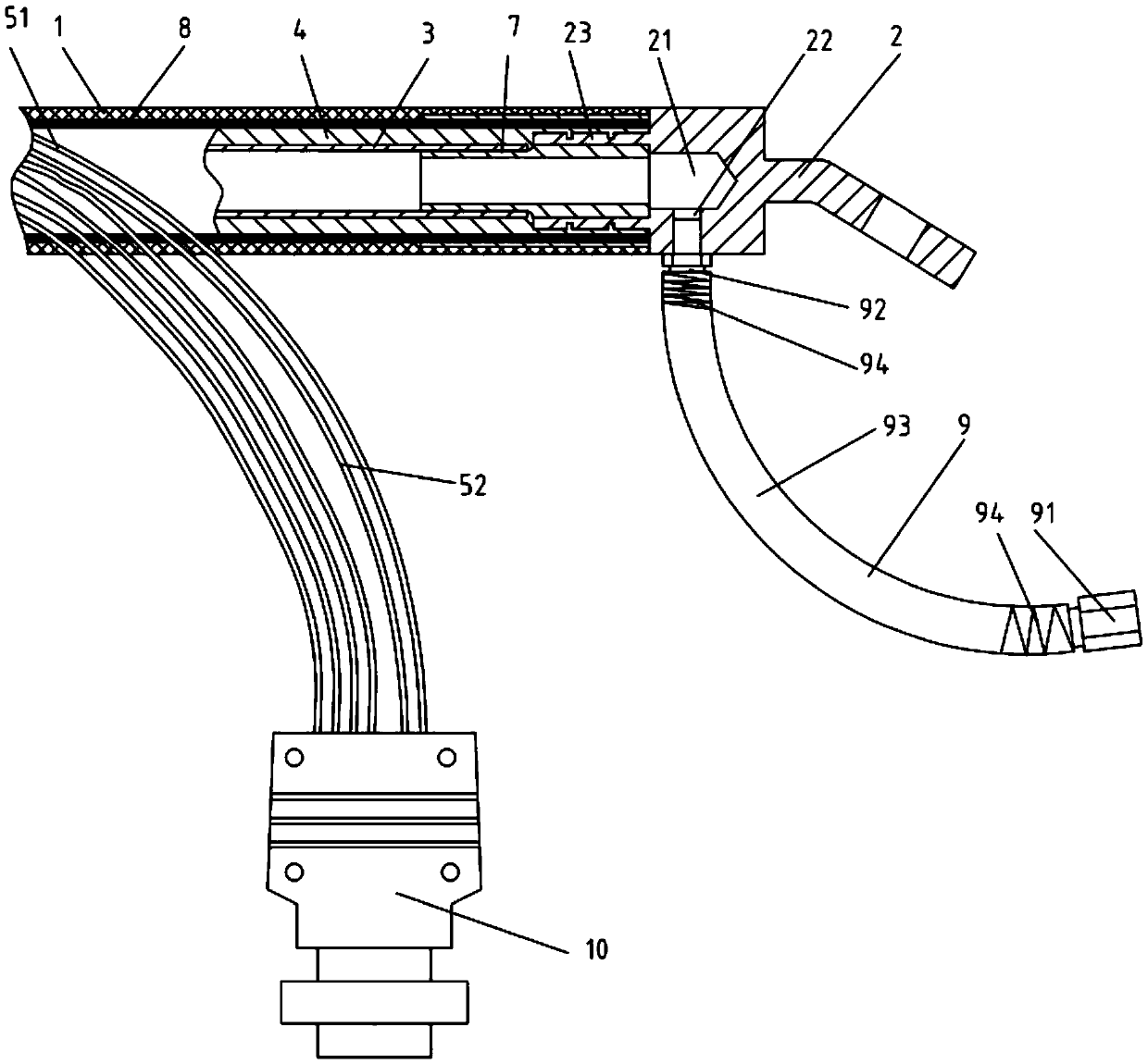 Complex cable special for welding