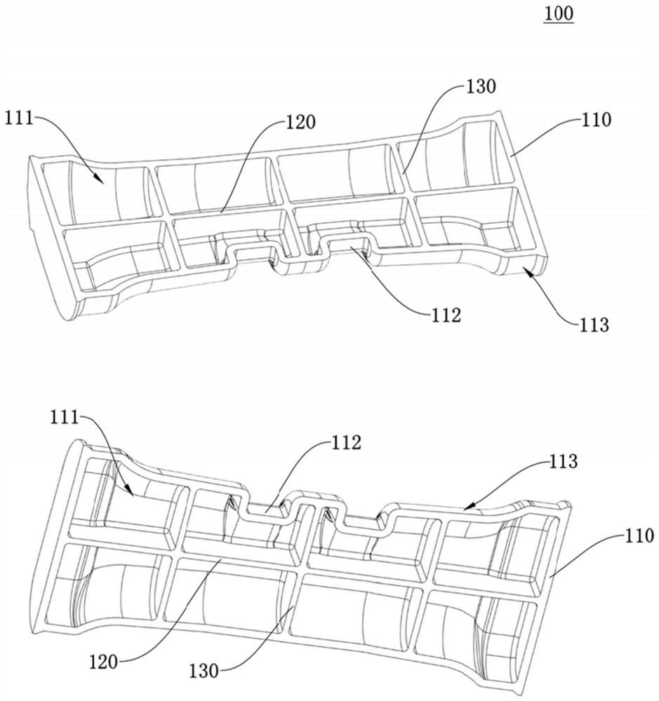 Pipe core, preparation method of pipe core, preparation method of cross beam pipe and cross beam pipe