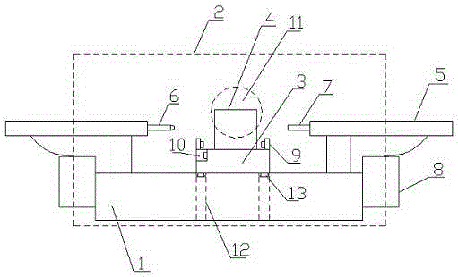 Lens module light adjusting device