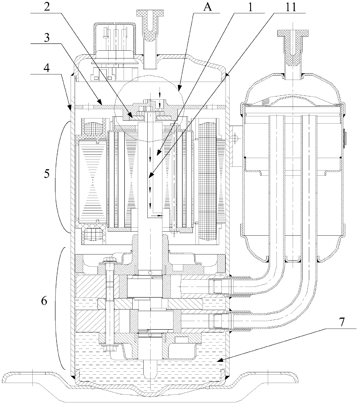 Air conditioner and its rotary compressor