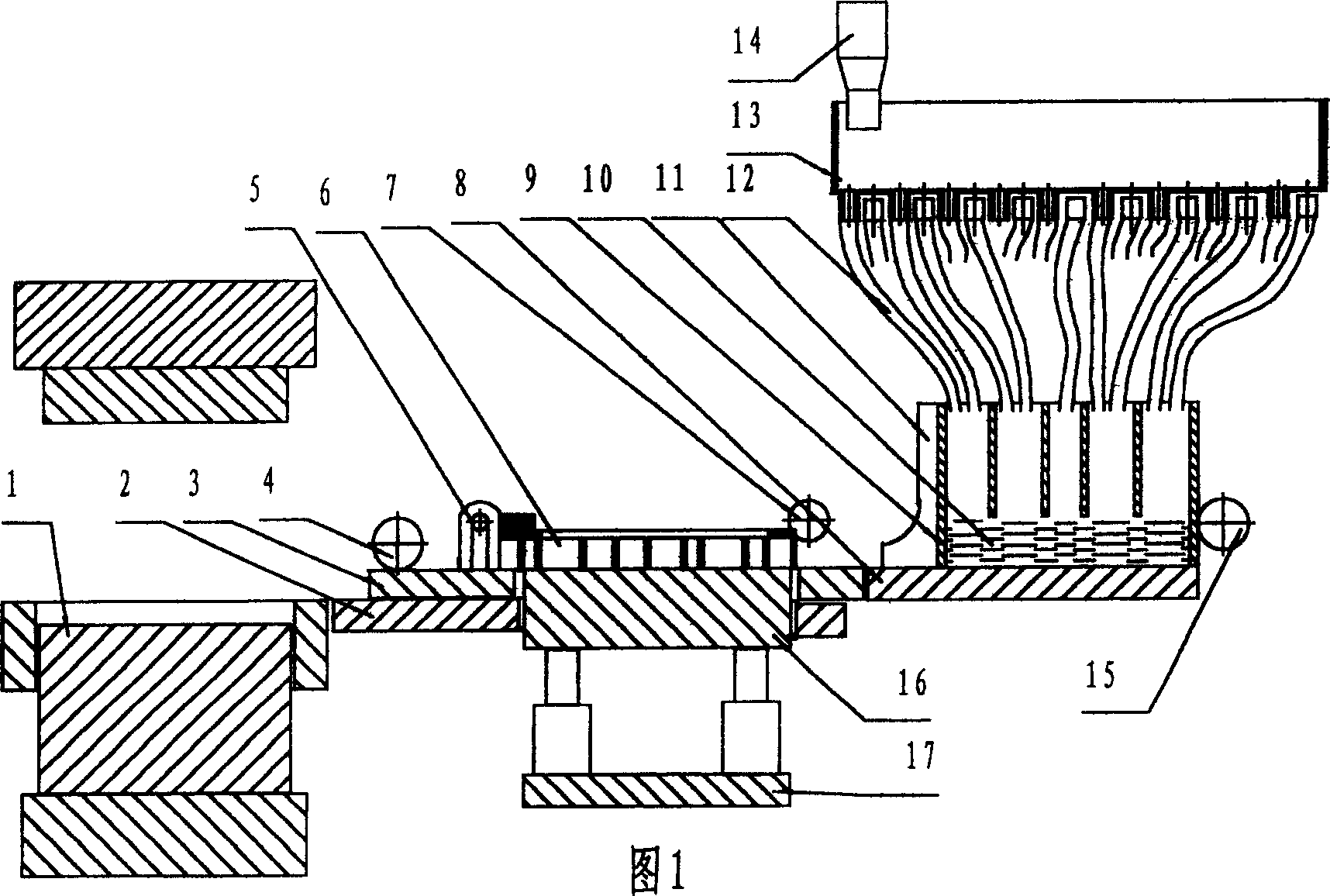 Apparatus for natural stone simulation pattern payoff ceramics machine-shaping and method therefor