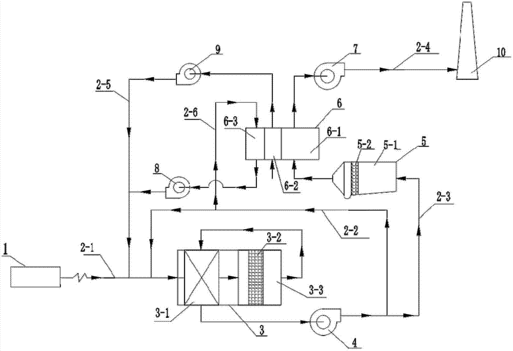 Treatment system for high-concentration organic waste gas